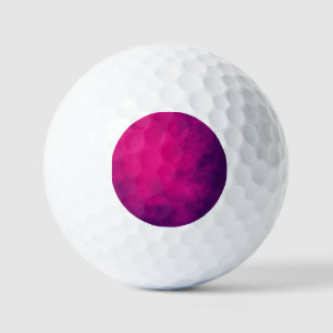 Custom Neon Pink Gradient Golf Ball