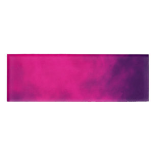Custom Neon Pink Gradient Name Plate