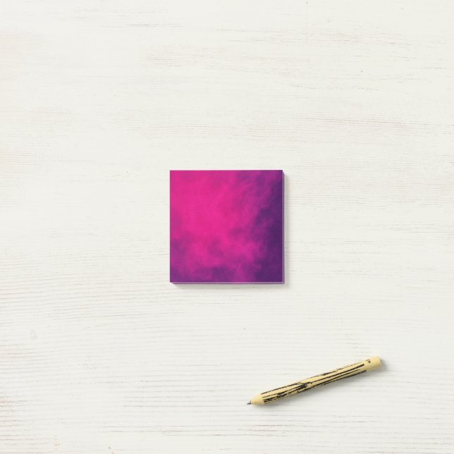 Custom Neon Pink Gradient Notes (On Desk)