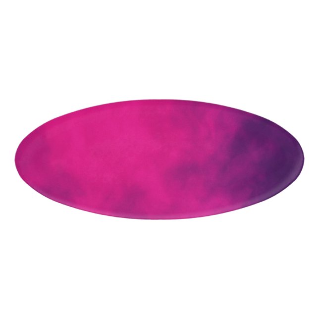 Custom Neon Pink Ombre Name Tag (Front)