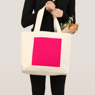 Custom Neon Pink Tote Bag - Bulk & Branding