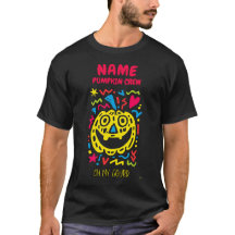 Custom Neon Pumpkin Pop Art Funny Halloween