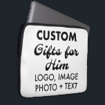 Custom Neoprene 13" Laptop Sleeve Cover Case<br><div class="desc">Custom personalised Neoprene 13" Laptop Sleeve Cover Case,  lightweight and water resistant with top loading zip (available for 10",  13",  and 15" laptops).

Make your own personalised birthday,  Christmas,  Father's Day,  Valentine's Day celebration,  office gifts for him (man,  men,  husband,  boyfriend,  father,  dad,  young man,  son).</div>