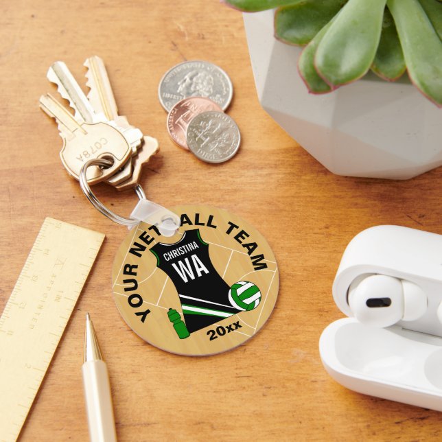 Custom Netball Key Ring (Desk)