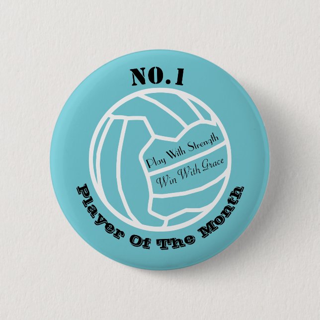 Custom Netball Player Reward Pin Badge (Front)