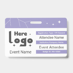 Custom Networking Event Badge ID