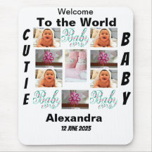 Custom New Baby 11 Photo Collage 