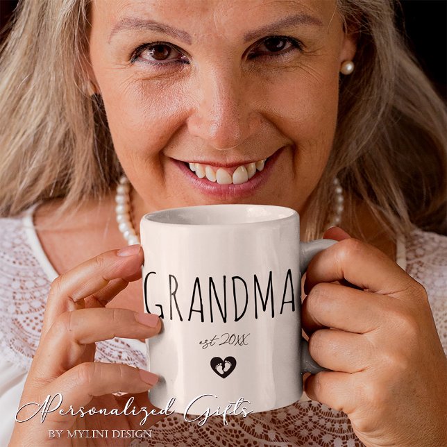 Custom New Grandma or New Mum Gift Coffee Mug (Creator Uploaded)