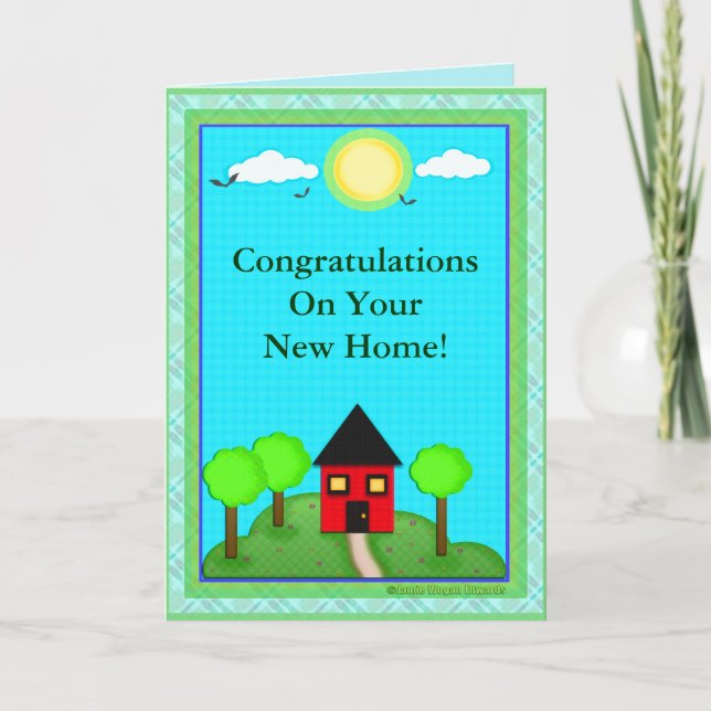 Custom New Home Congratulations Card (Front)