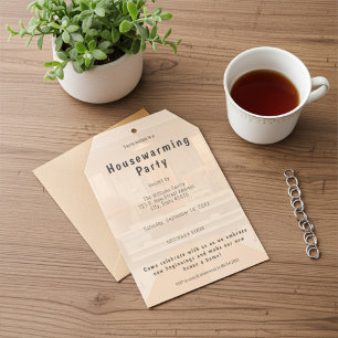 Custom New Home Photo Housewarming Invitation