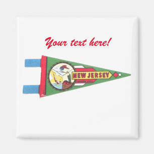 Custom New Jersey NJ Souvenir Magnet Favour