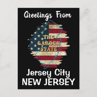 Custom New Jersey State Holiday Postcard