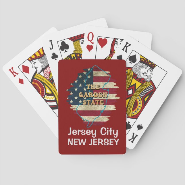 Custom New Jersey State Playing Cards (Back)