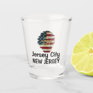 Custom New Jersey State Shot Glass