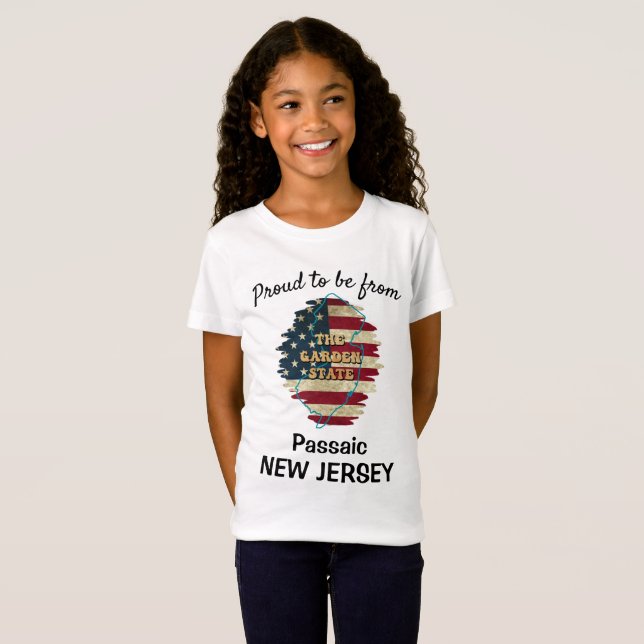 Custom New Jersey State T-Shirt (Front Full)
