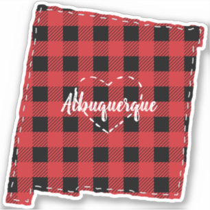Custom New Mexico Hometown State Plaid Christmas