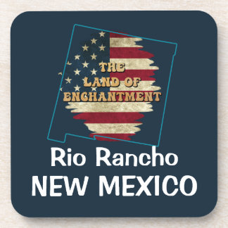 Custom New Mexico state Beverage Coaster