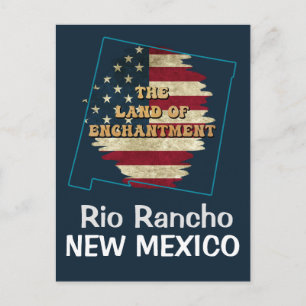 Custom New Mexico state   Holiday Postcard
