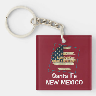 Custom New Mexico state Keychain