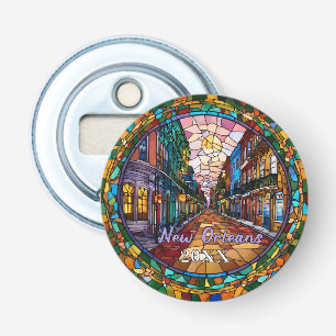 Custom New Orleans Bourbon Street Dated  Bottle Opener