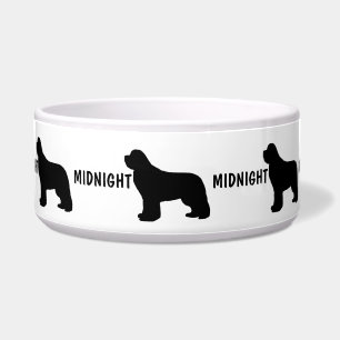 Custom Newfoundland Dog Bowl