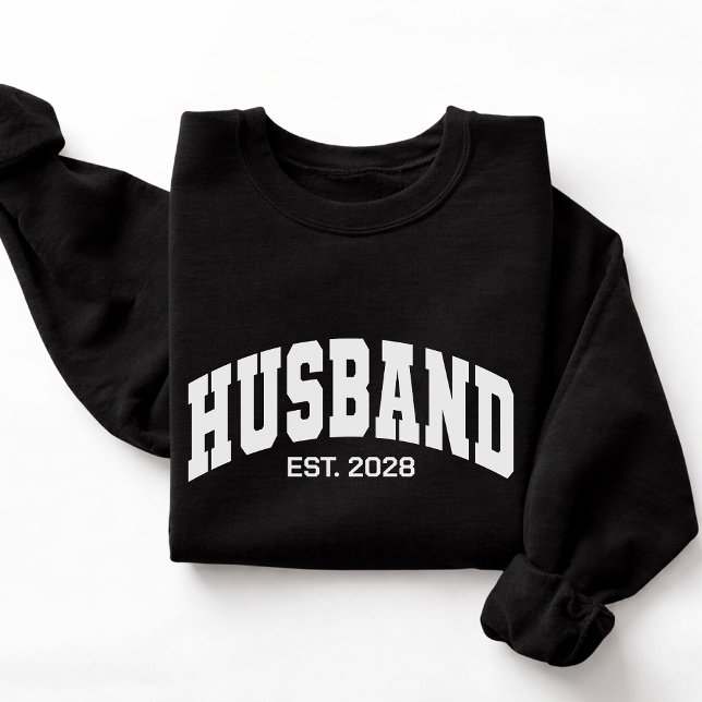 Custom Newlyweds Sweatshirt, Wife and Husband Gift Sweatshirt (Engagement gifts for couples, Wedding gifts for bride and groom, Wifey and Hubby matching outfits)