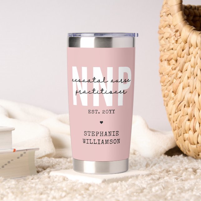 Custom NNP Neonatal Nurse Practitioner Insulated Tumbler (Living Room)