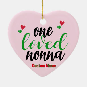 Custom Nonna Ornament - Personalised Christmas