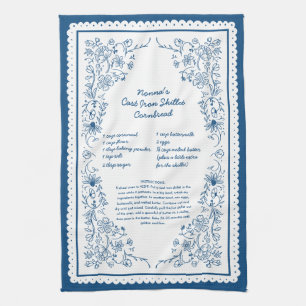 Custom Nonna’s Recipe Keepsake Tea Towel