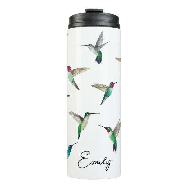 Custom North American Hummingbirds Thermal Tumbler (Front)
