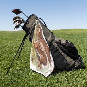 Custom Northern Hare Rabbit Bunny Camping Gift Golf Towel