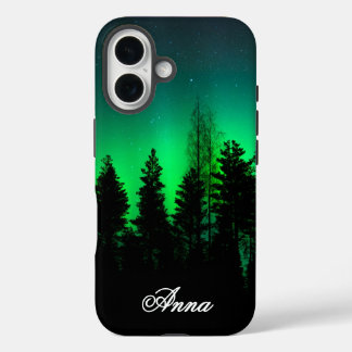Custom Northern Lights  iPhone 16 Case