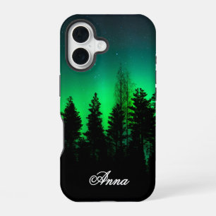 Custom Northern Lights iPhone 16 Case