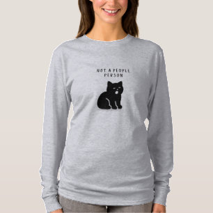 Custom Not A People Person Cat Women’s T-Shirt