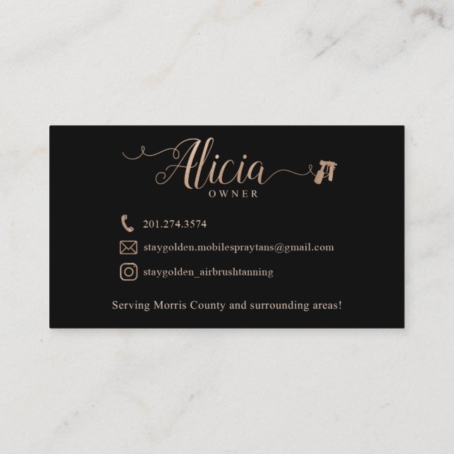 Custom | Not Editable Zazzle Template Business Card (Back)