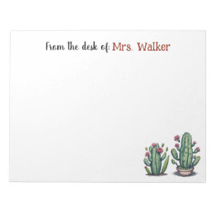 Custom Note from Teacher Personalized Notepad
