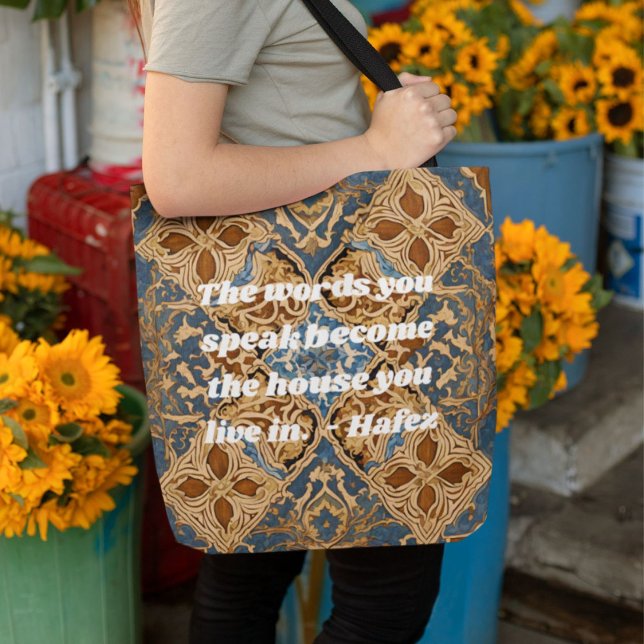 Custom Nowruz Iranian New Year Gift Khatam Art Tote Bag (Custom Nowruz Iranian New Year Gift Khatam Art)