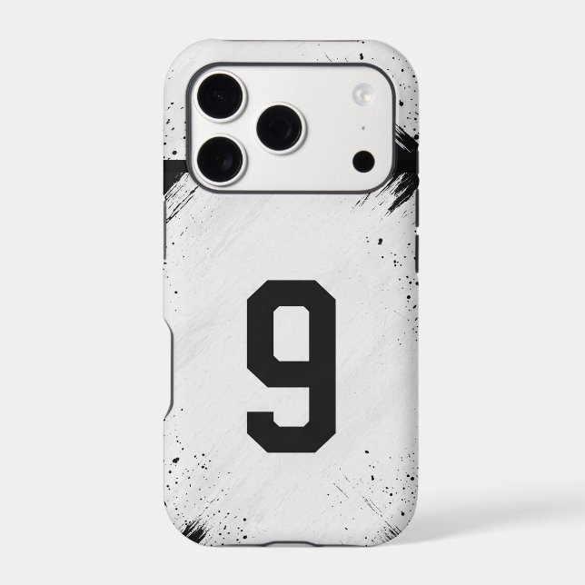 Custom Number 9 Phone Case  (Back)