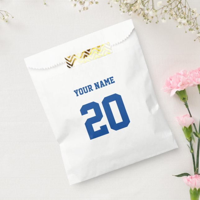 Custom Number and Name Favour Bags (Sealed)