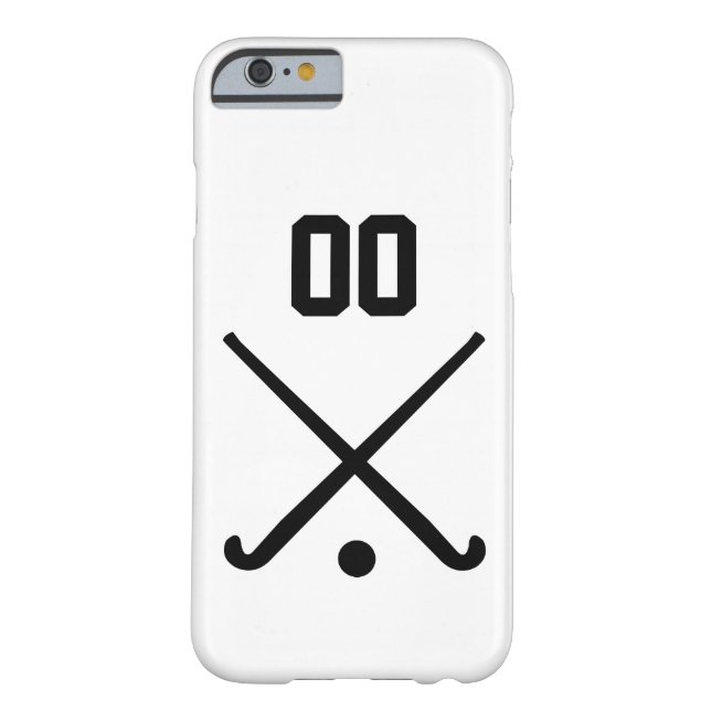 Custom Number Team Field Hockey Case-Mate iPhone Case (Back)