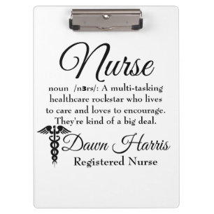 Custom Nurse Clipboard