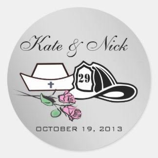 Custom Nurse Firefighter Stickers