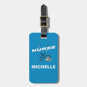 Custom Nurse Name Luggage Tag