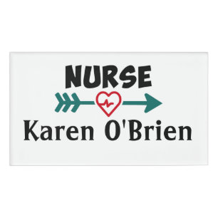 Custom Nurse  Name Tag
