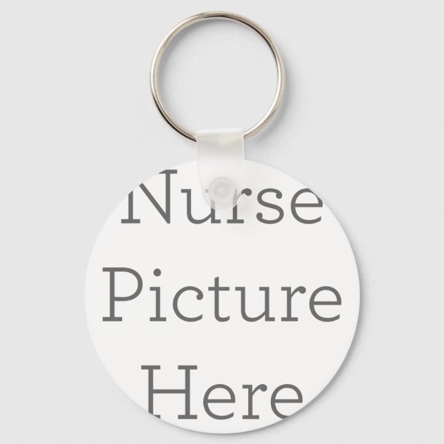 Metal Circle Keychain, 5.08 cm (Front)
