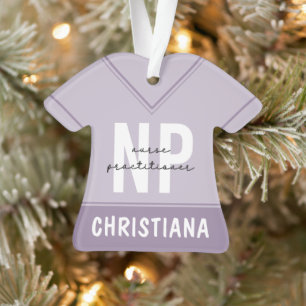 Custom Nurse Practitioner NP Graduation Gift Ornament