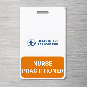 Custom Nurse Practitioner NP Recognition Companion ID Badge