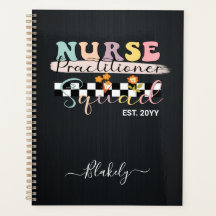 Custom Nurse Practitioner Squad NP Pastel Planner