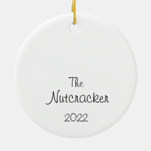 Custom Nutcracker Flower/Arabian Coffee/Snow Ceramic Tree Decoration