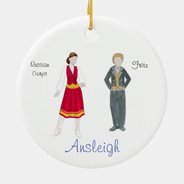 Custom Nutcracker Ornament for Ashley B, take 3 (Back)